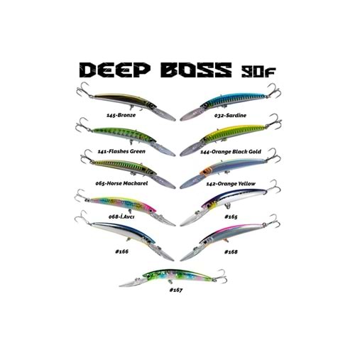 Fujin DeepBoss 90F 9.5gr Maket Balık
