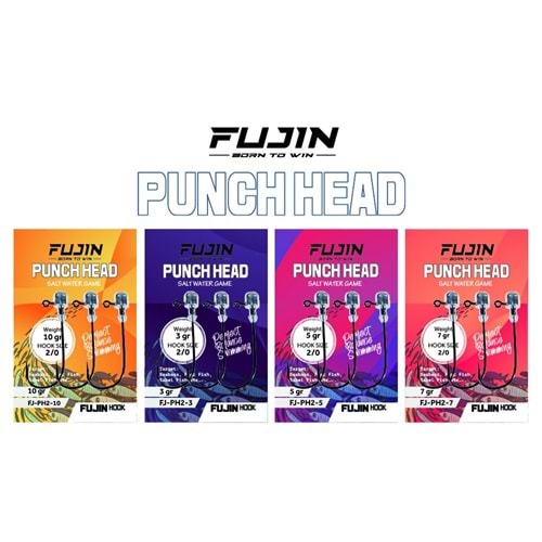 Fujin Punch Head Jighead FJ-PH 2/0