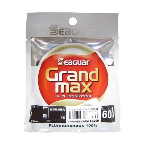 Seaguar Grandmax HARD %100 Fluoro Carbon Misina 60mt