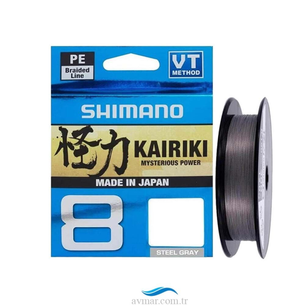 Shimano Kairiki 8 150m Steel Gray - 0,200mm