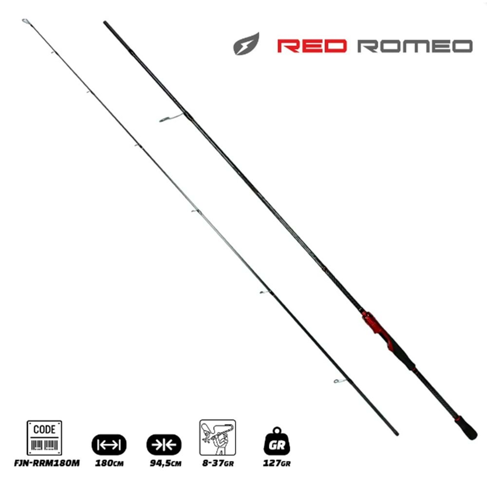 Fujin Red Romeo 180cm 8-37gr Spin Kamış FJN-RRM180M