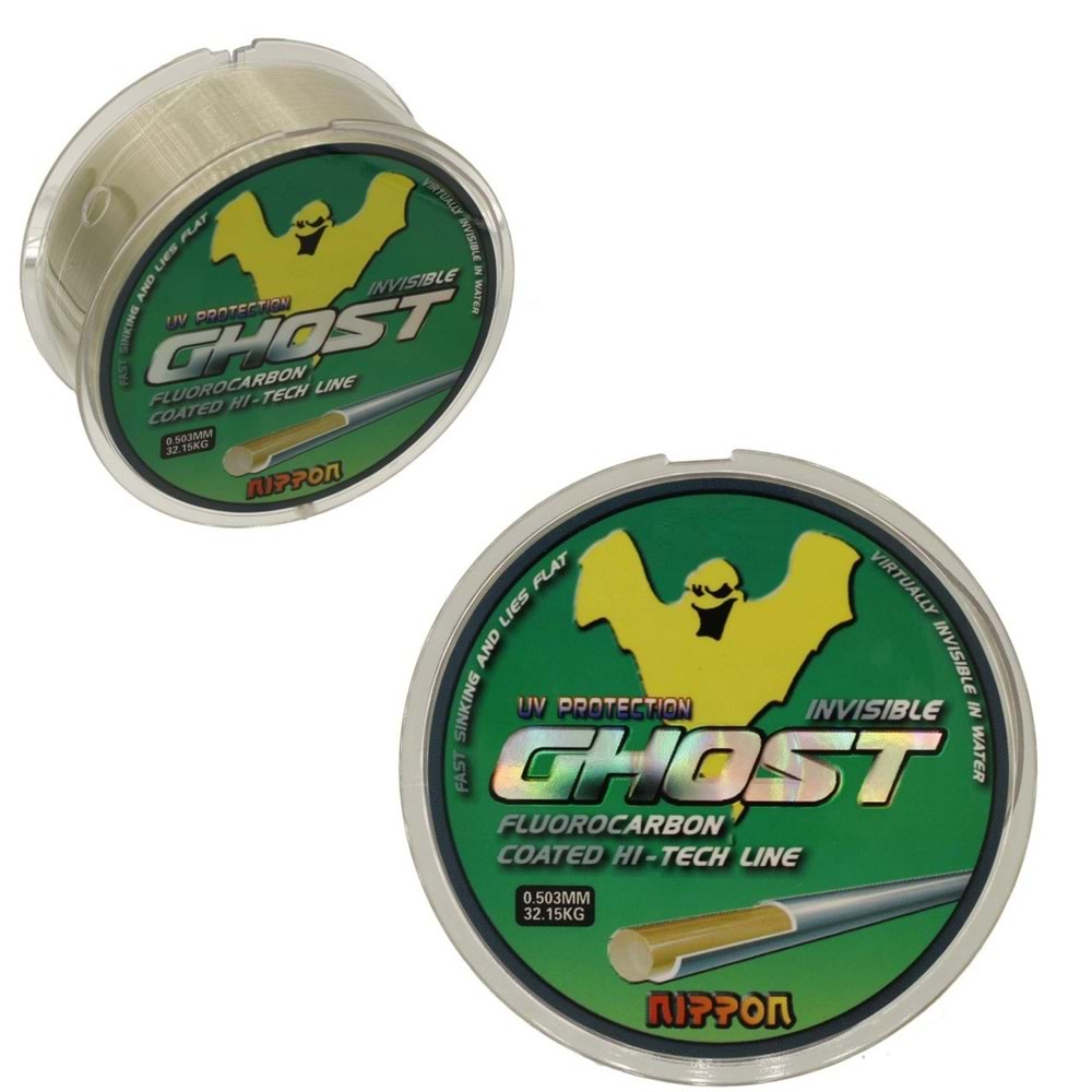 Nippon Ghost 300 mt Fluoro Carbon Misina - 0,37mm