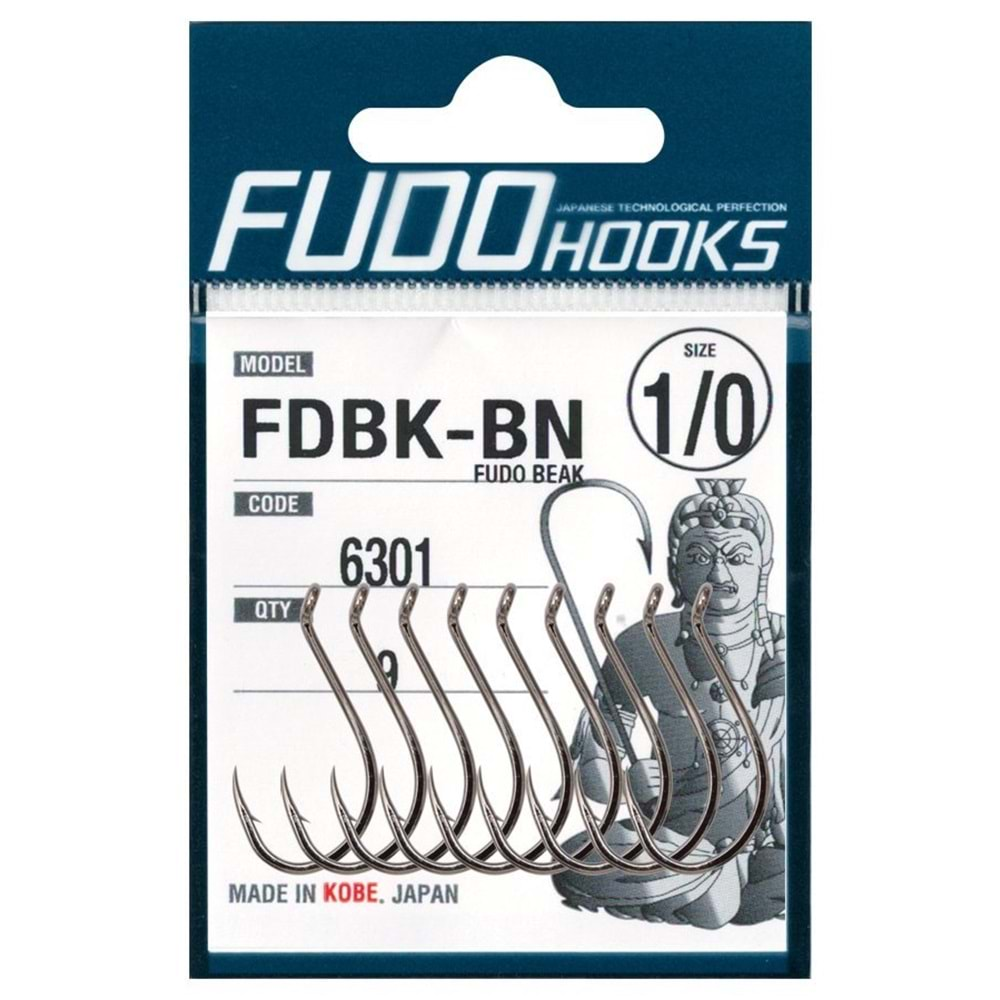 Fudo 6301 Fudo Beak Black Nikel İğne 4/0