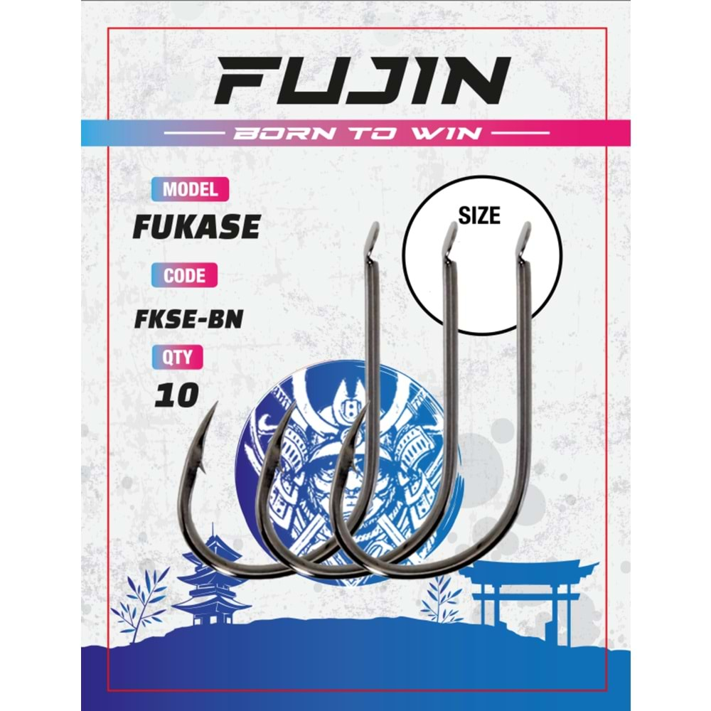 Fujin Fukase Düz Olta Kancası - 4/0