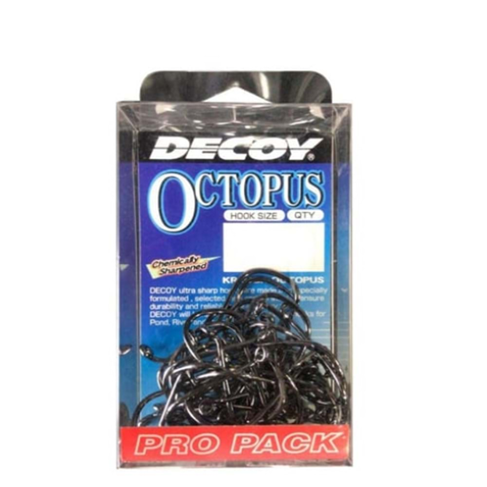 DECOY KR-31B Octopus Pro Pack Canlı Kalamar Takımı İğnesi - Sübye Takımı İğnesi -4/0