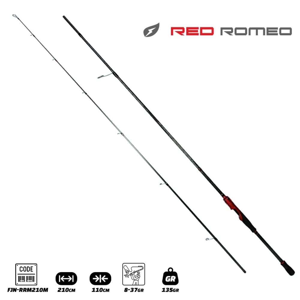 Fujin Red Romeo 210cm 8-37gr Spin Kamış FJN-RRM210M