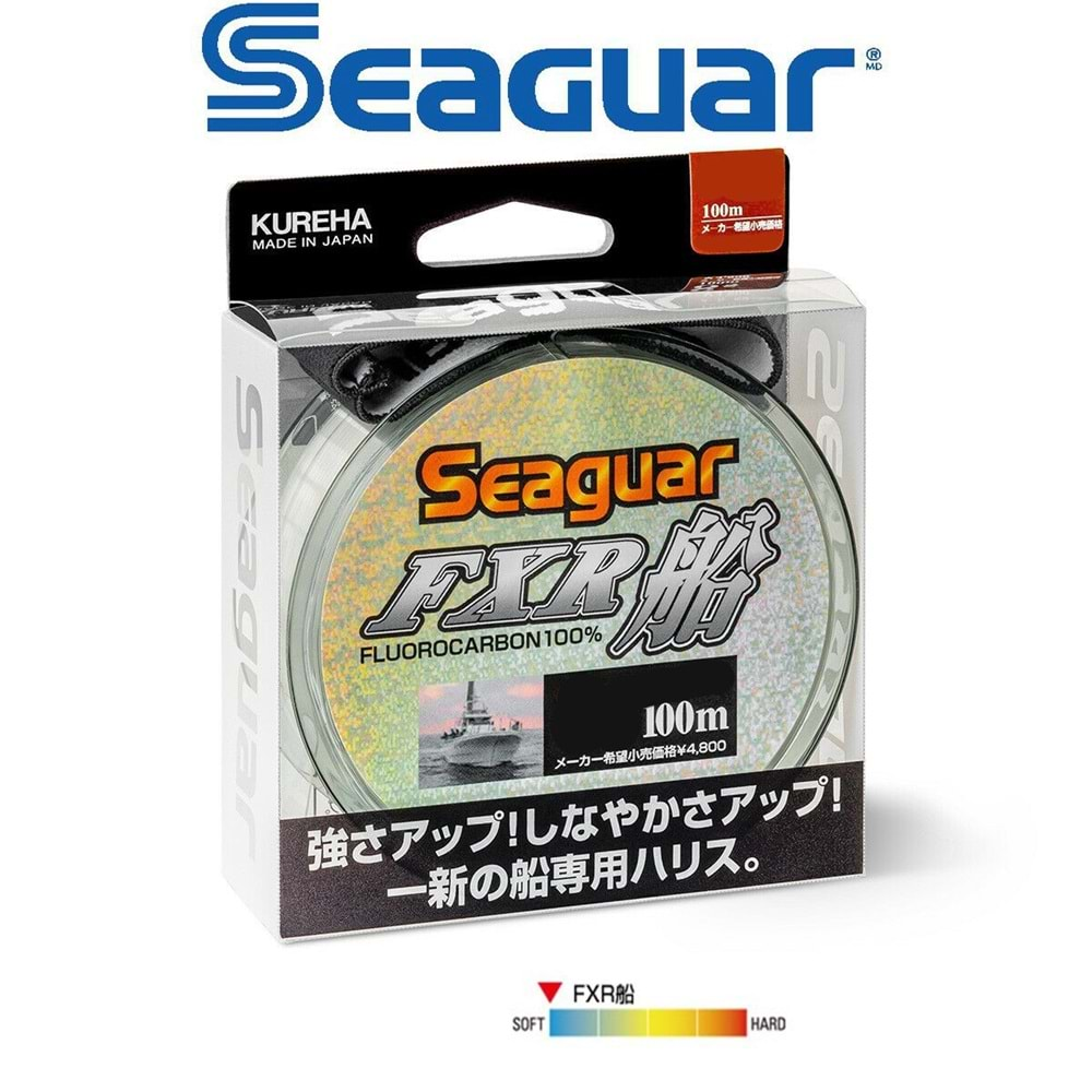 Seaguar FXR Fune %100 Fluoro Carbon Misina 100mt - 0.405 MM