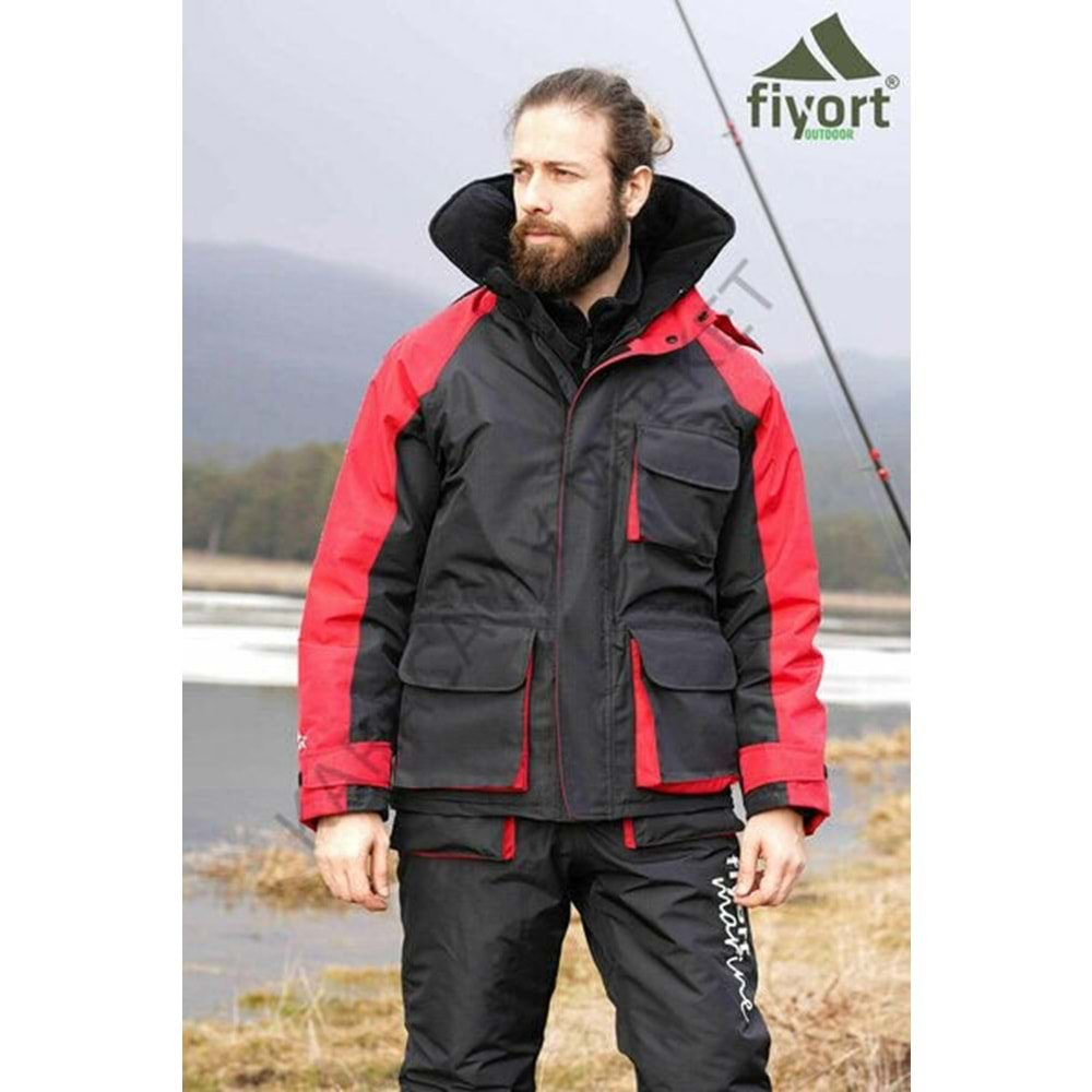 FİYORT OUTDOOR MARİNE TAKIM KIRMIZI - S