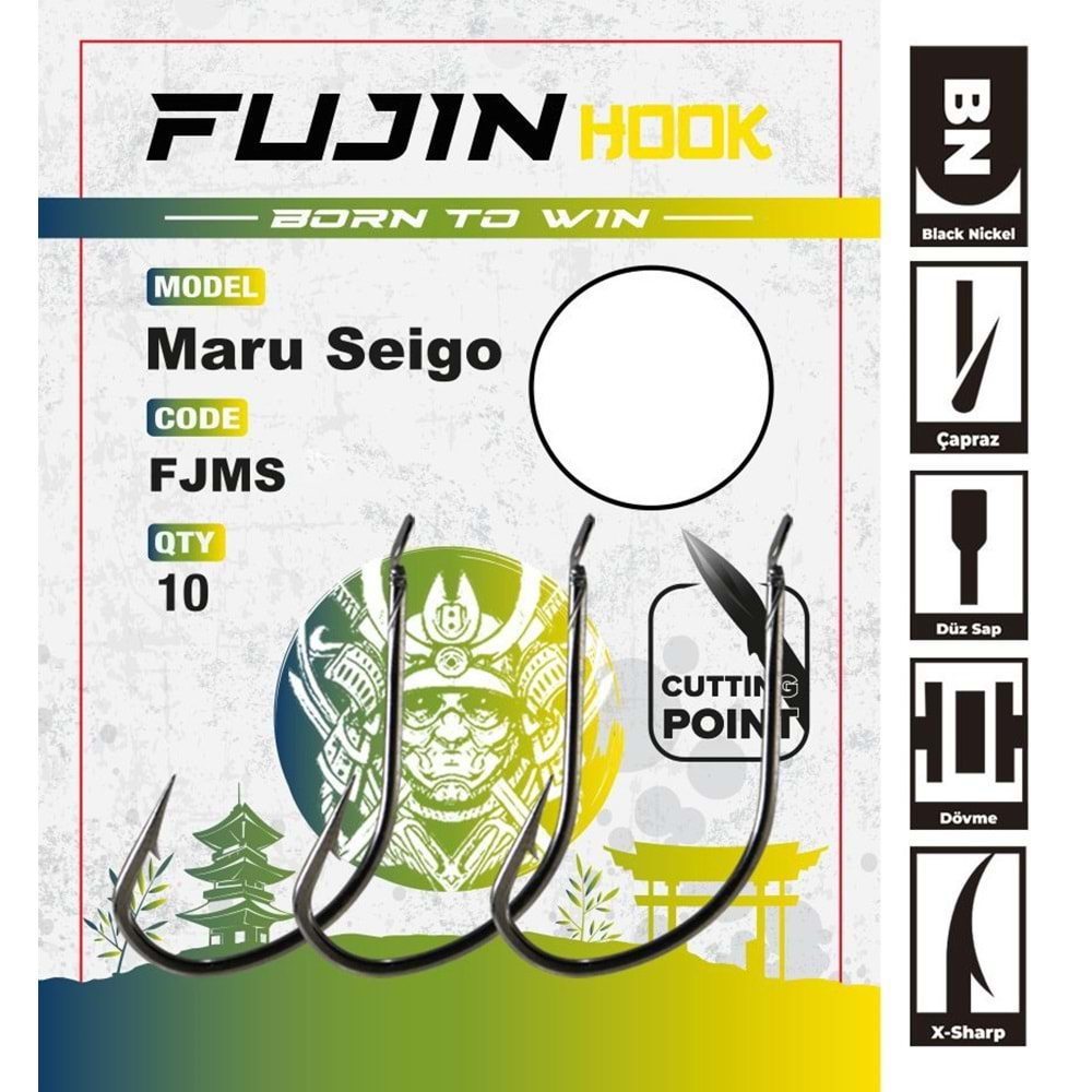 Fujin Maru Seigo Deliksiz Çapraz Olta Kancası - 16