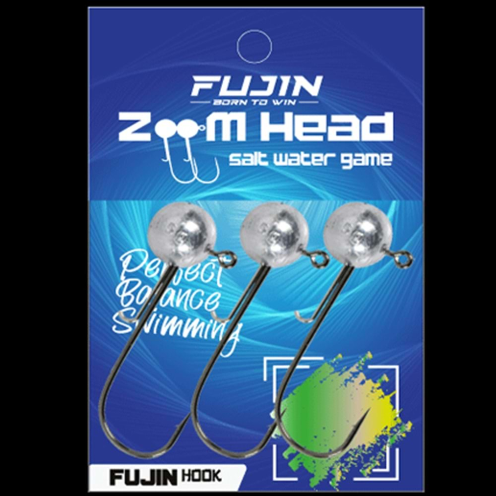 Fujin Zoom Head 3/0 Jighead #5 GR