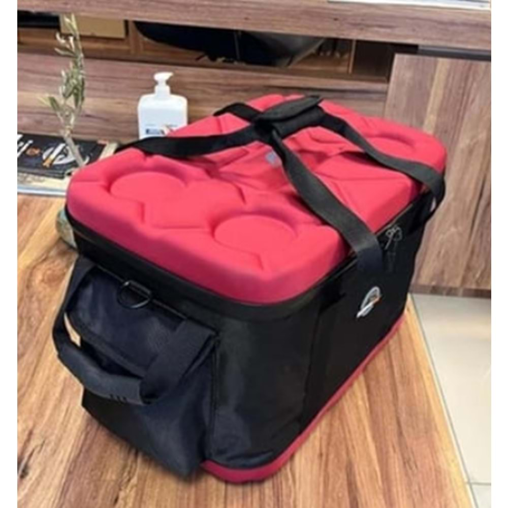 Thermobag 45 Litre Termal Soğutucu Çanta [Dijital Derece Göstergeli] - KIRMIZI