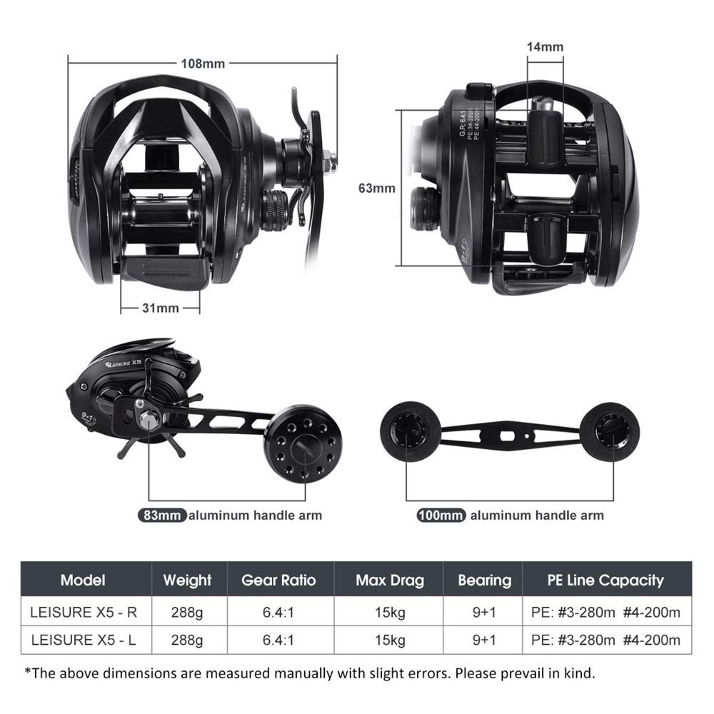 Noeby Leisure X5 L Baitcasting