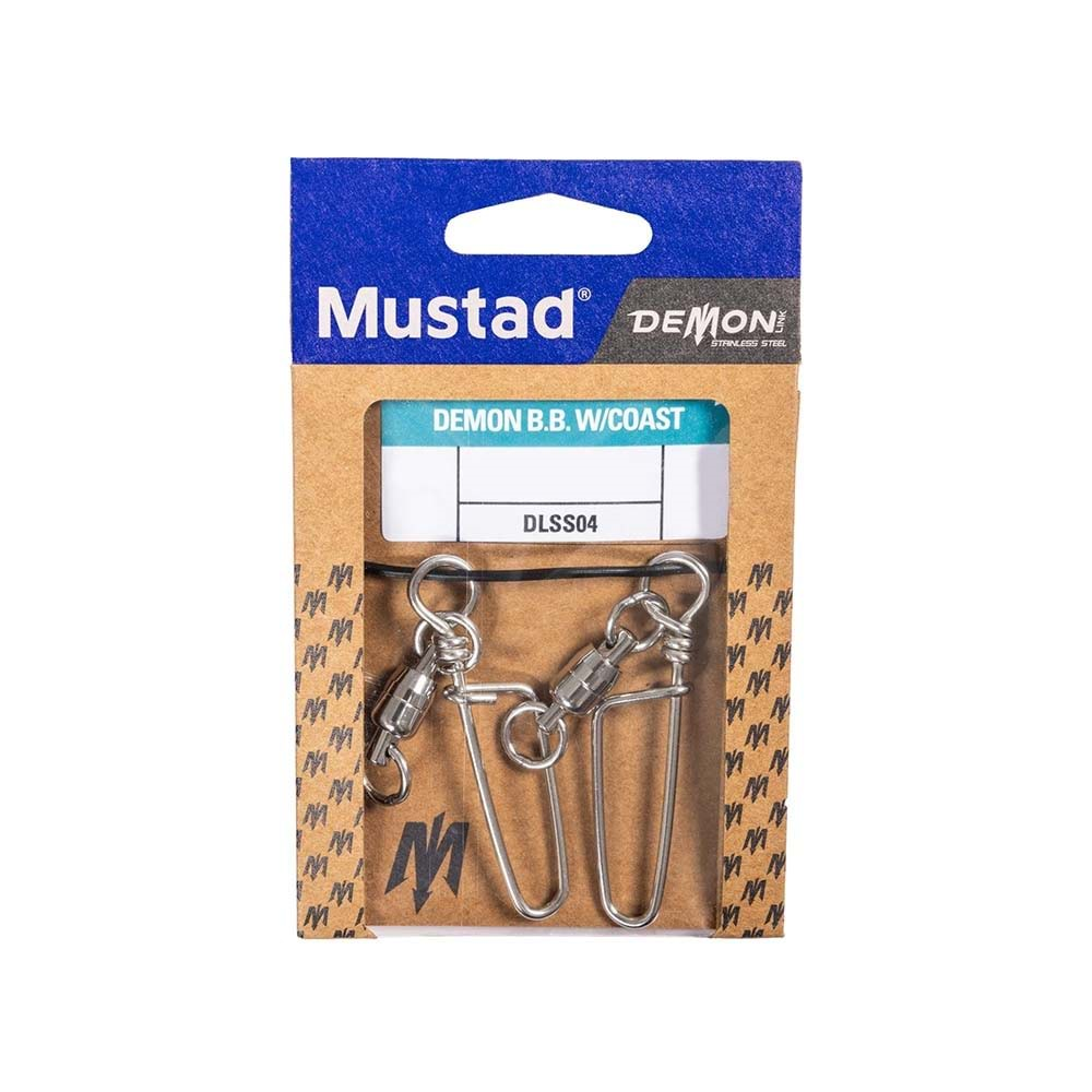 Mustad DLSS004 Demon Bilyalı Klipsli Fırdöndü - 1