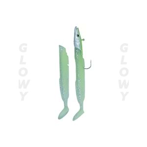 Fujin Salt Eel 13cm 22gr x2 Silikon Yem - GLOW EEL