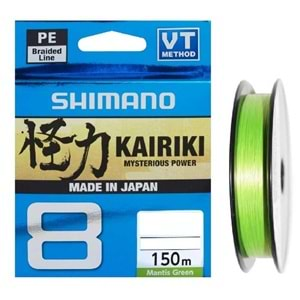 Shimano Kairiki 8X 150m Mantis Green 0, 200mm