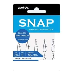 BKK Duolock Snap Swivel-51 Fırdöndü - 1