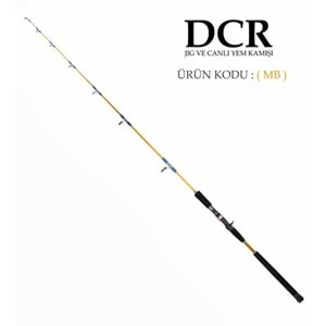 DCR PİRİ REİS JIG VE CANLI YEM KAMIŞI 185 CM 150-350 HARDAL