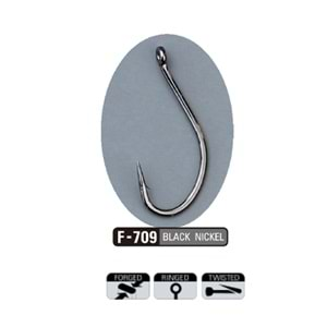 Sasame F-709 BL Nickel Seigo Ringed İğne - 3/0