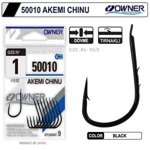 Owner 50010 Akemi Chinu Black İğne - 2/0