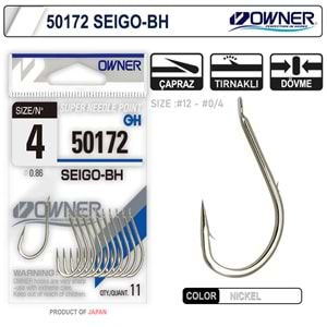 Owner 50172 Seigo-Bh Nickel White İğne - 2/0