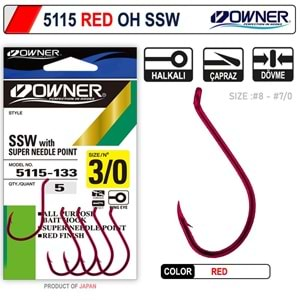 Owner 5115 Oh Ssw Red İğne - 7/0