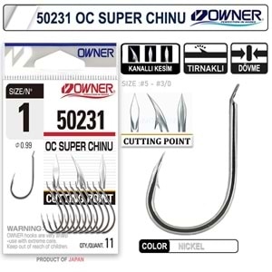 Owner 50231 Cut Super Chinu White İğne - 3/0