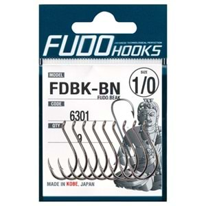 Fudo 6301 Fudo Beak Black Nikel İğne 4/0