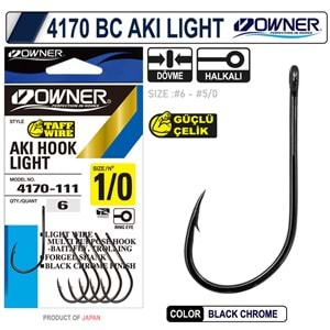 OWNER 4170 BC AKI LIGHT - 5/0