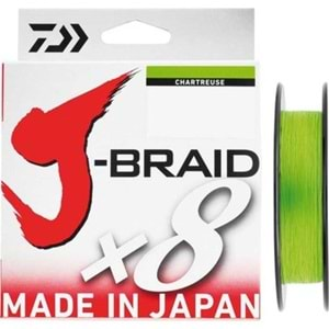 Daiwa JBraid 8B Chartreuse 150m İp Misina - 0,20mm