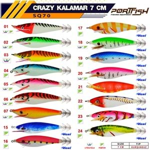 Portfish Crazy Kalamar Zokası 7 cm - #15