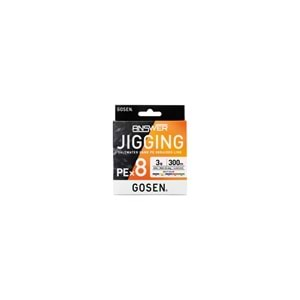 Gosen Jigging Answer PE 8 Örgü Jig ve Tai Rubber İpi 300mt Multi - 20 LB