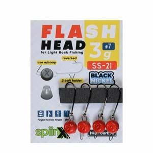 SPIINX FLASH HEAD JIGHEAD KIRMIZI - 3.5GR 6