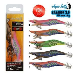 Cazador Squid Jig Kalamar Zokasi 130Mm 16G 3.0 3