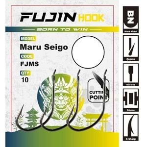 Fujin Maru Seigo Deliksiz Çapraz Olta Kancası - 16