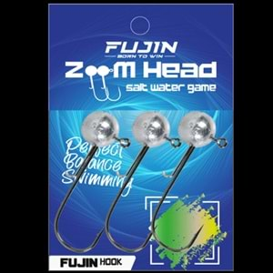 Fujin Zoom Head 3/0 Jighead #5 GR