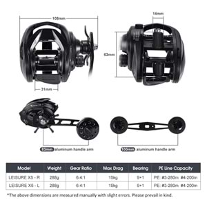 Noeby Leisure X5 R Baitcasting