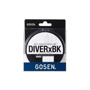 Gosen Diver-X BK Bot Game PE 4 Örgü 300mt Black Line - PE2.5