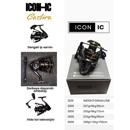 ICON-IC Castira 6000 DC Olta Makarası