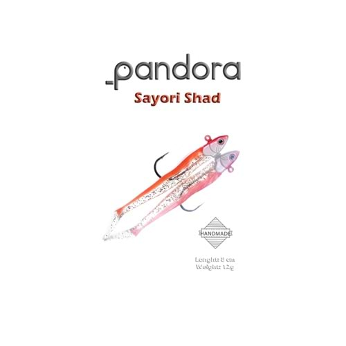 Pandora Balıkçılık Sayori Shad 8 Cm 12 Gr