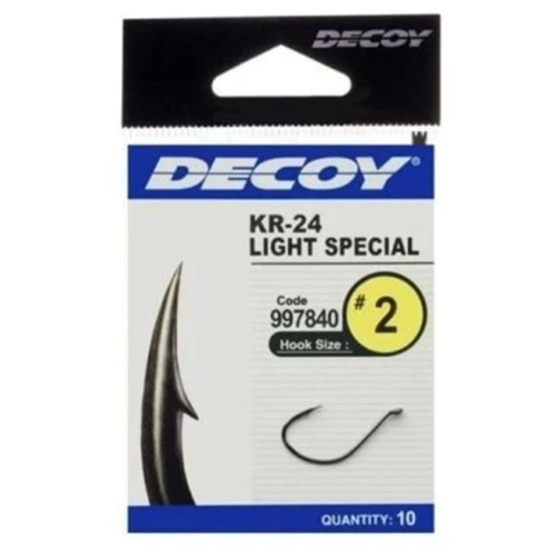 DECOY KR-24 Light Special Black Nickel Olta Kancası