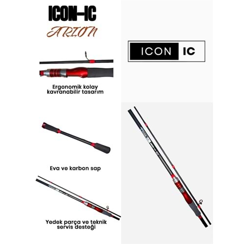 ICON-IC Arion 270cm 10-40 Gr Spin Olta Kamışı