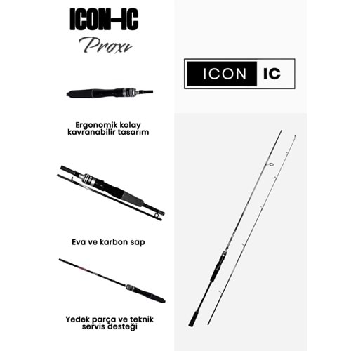 ICON-IC Proxi 240cm 3-25 Gr 2P Spin Olta Kamışı