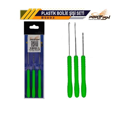 Portfish Boili Şişi Plastik 3 Lü Set