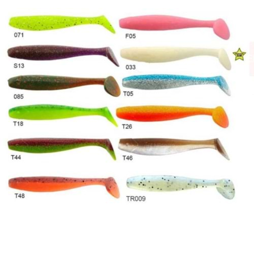 Lucky John LJ Minnow 3.3'' (8.38 cm) 7P Silikon Yem