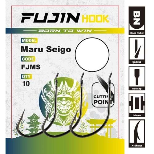 Fujin Maru Seigo Deliksiz Çapraz Olta Kancası