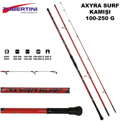 Tubertini Axyra Surf Kamışı 420 cm 100-250 g