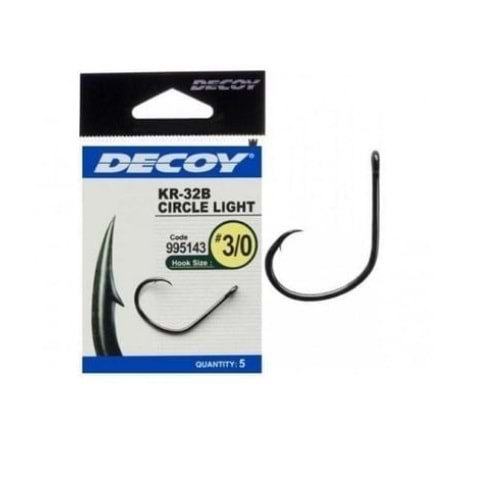 DECOY KR-32B Circle Light Black Nickel Olta İğnesi