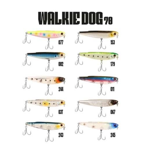 Fujin Walkie Dog 70mm 8.2gr Su Üstü Maket Balık