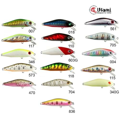 Usami Minn Shad 58F-SR 4.6 G Maket Balık