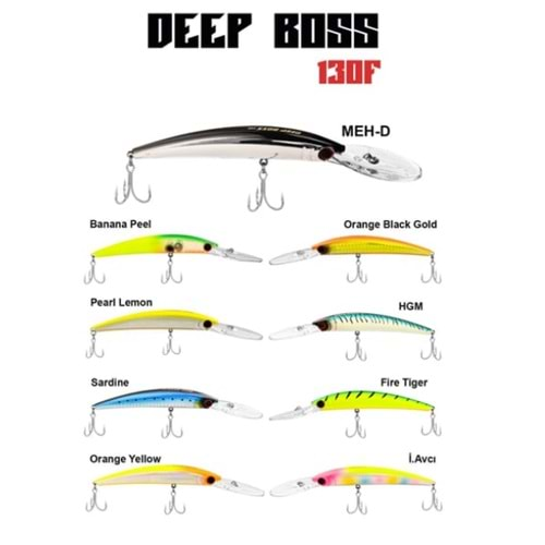 Fujin DeepBoss 130F 24gr Maket Balık